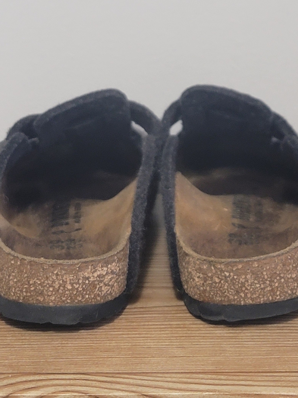 Birkenstock Boston Wool Felt Clogs Gray EU 39 - Picture 5 of 8